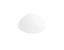 Habo dørstopper hvid plast 25 x Ø55 mm